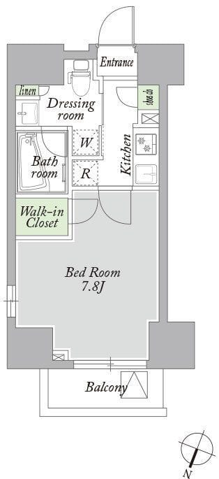 アーバンパーク西巣鴨EAST 0501 間取り図