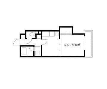 リーフロック 202 間取り図