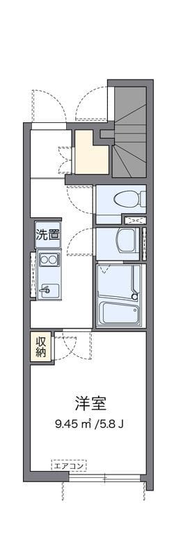クレイノクラウディア駒込 104 間取り図