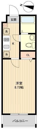 アーバハイツ扇大橋 0206 間取り図