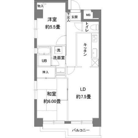 カスタリア新宿7丁目 304 間取り図