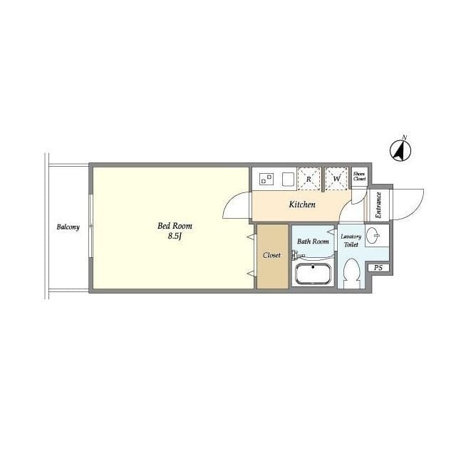 アルファコート浮間2 302 間取り図