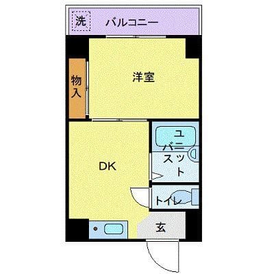 ビューライド川崎 901 間取り図