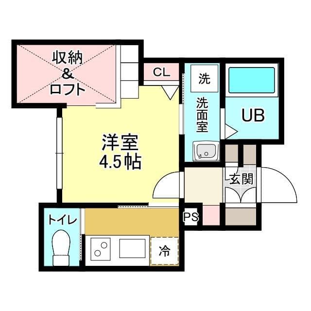 リードレジデンス上目黒 106 間取り図