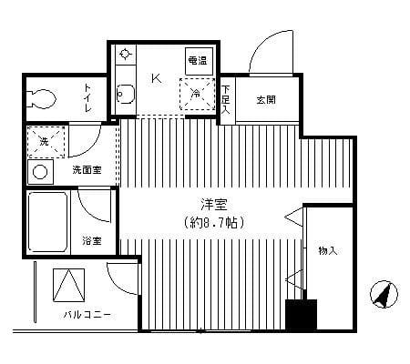 TKR神田多町 302 間取り図