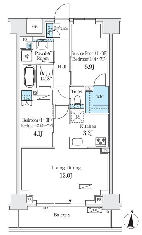 フロンティアレジデンス錦糸公園 336