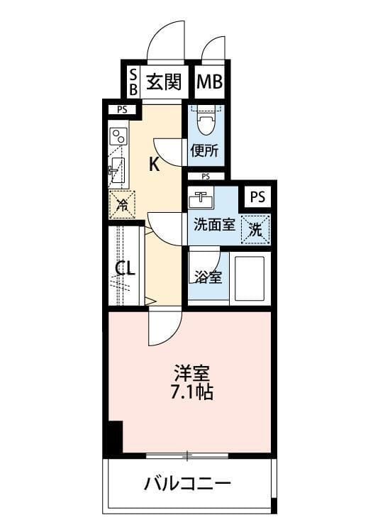 DeLCCS池袋Ⅱ 101 間取り図