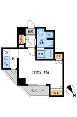 ダフィット駒込 0101 間取り図