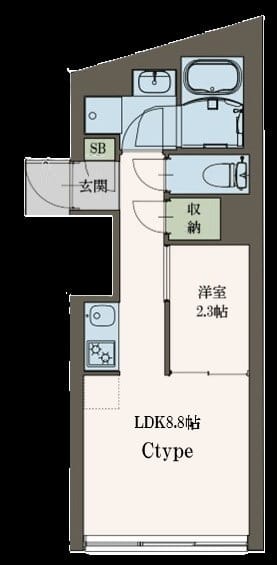AGRACES武蔵小山Ⅱ(アグレイシス武蔵小山Ⅱ) 403