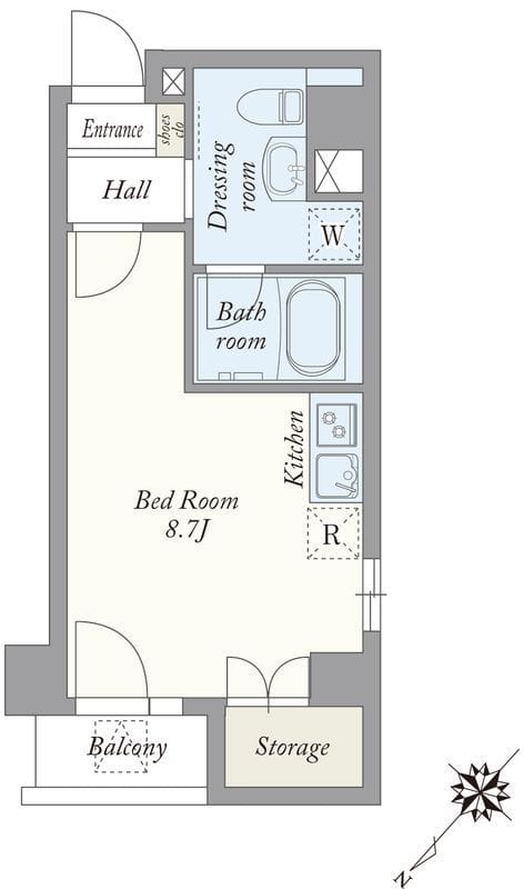 KS入谷EAST 0601 間取り図