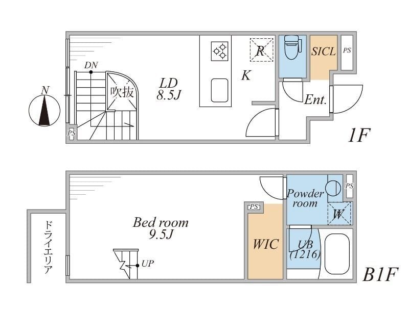 LEGALAND四谷ANNEX 101 間取り図