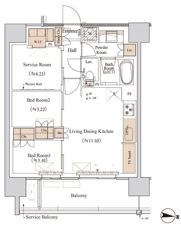 ブランシエスタ木場 0704