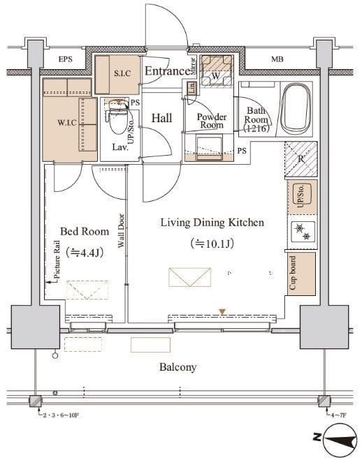 ブランシエスタ木場 1006