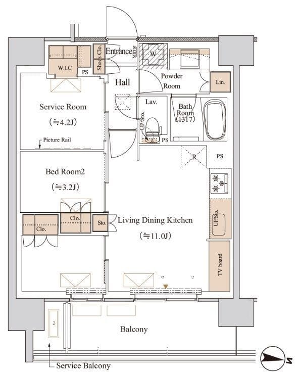 ブランシエスタ木場 1103