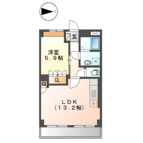 マスターピース 202 間取り図