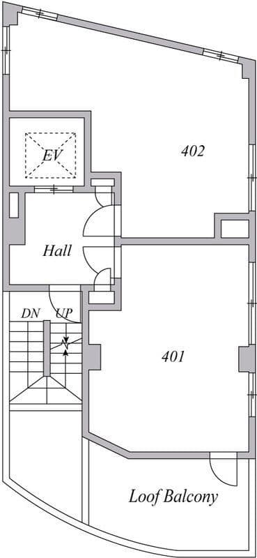 永和ビル西荻 401 間取り図