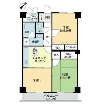 ライオンズマンション戸塚第5 0213 間取り図