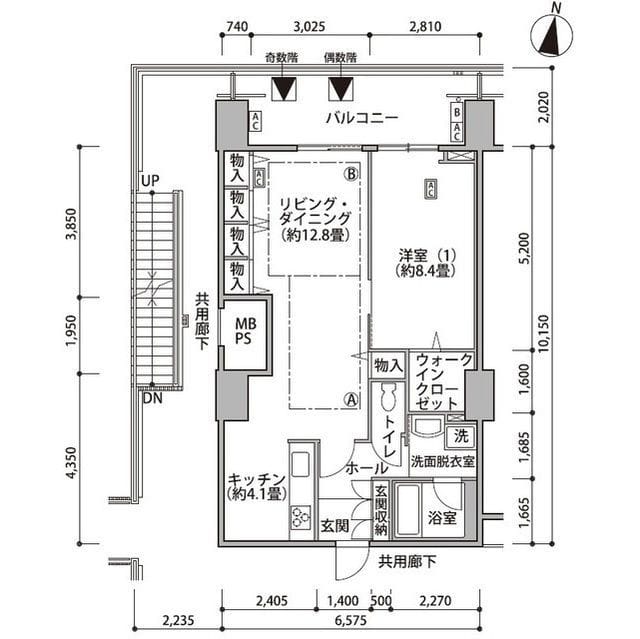 東雲キャナルコートCODAN17号棟 0601 間取り図