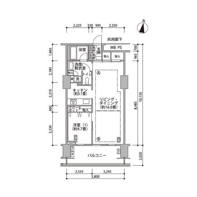 東雲キャナルコートCODAN17号棟 1017
