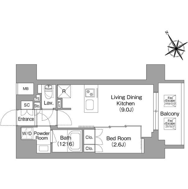 バウスフラッツ蔵前 0902