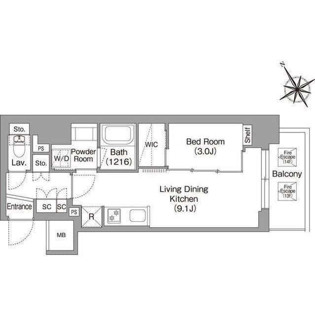 バウスフラッツ蔵前 1204