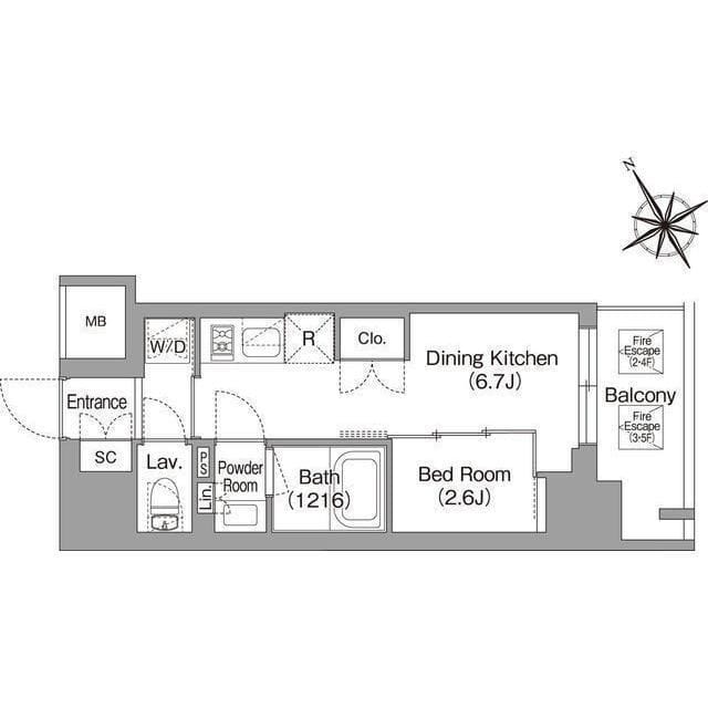 バウスフラッツ蔵前 1402