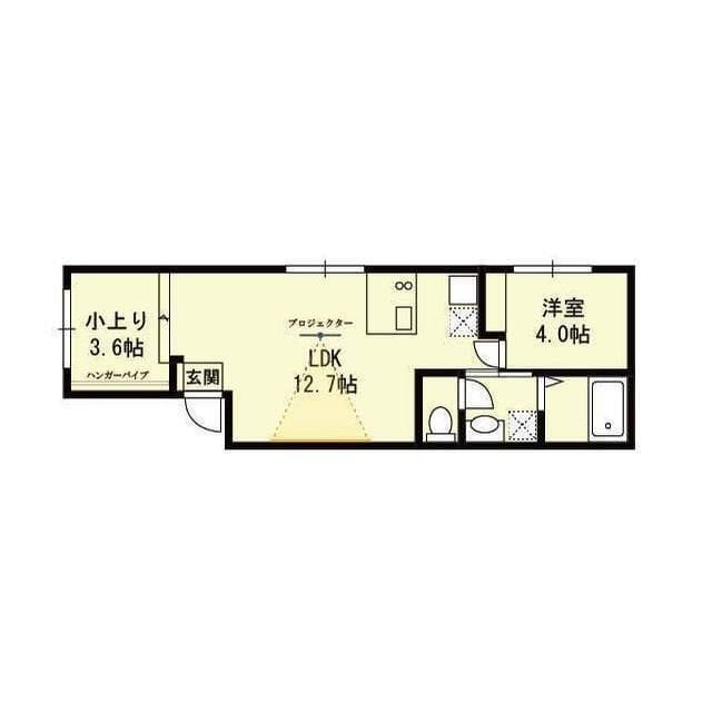 MIRTO西大井 302 間取り図