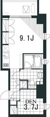 ラティエラ文京音羽 1102 間取り図