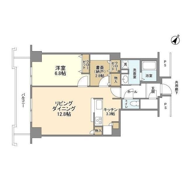 トルナーレ日本橋浜町 4012 間取り図