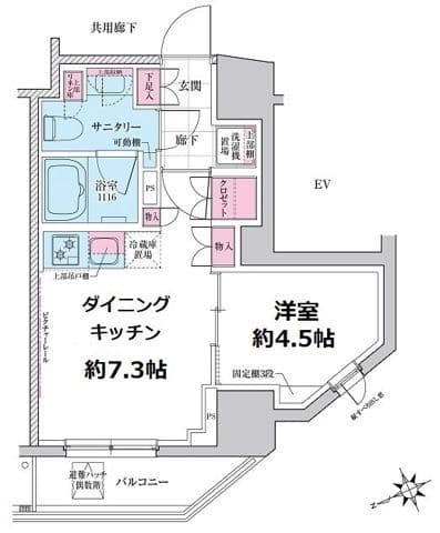 ステラメゾン三軒茶屋 0305 間取り図
