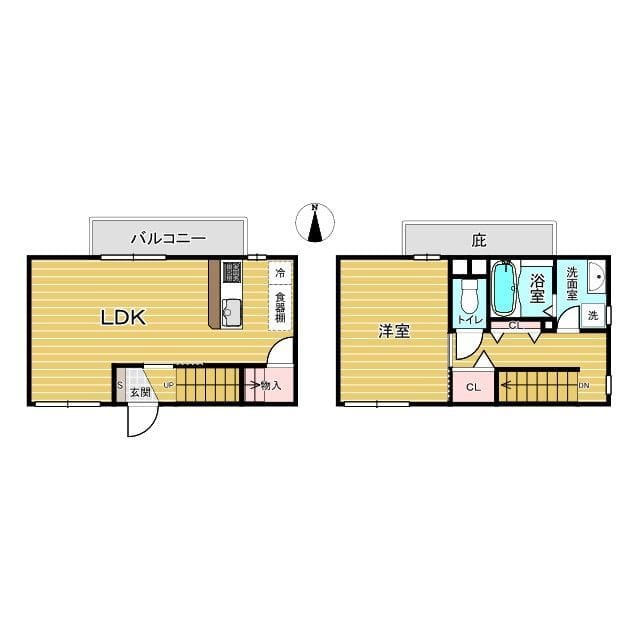 SIMODA新宿上落合 402 間取り図