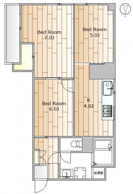 シャンテ三宿 901 間取り図