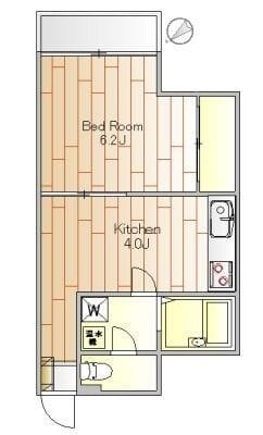 シャンテ三宿 902 間取り図