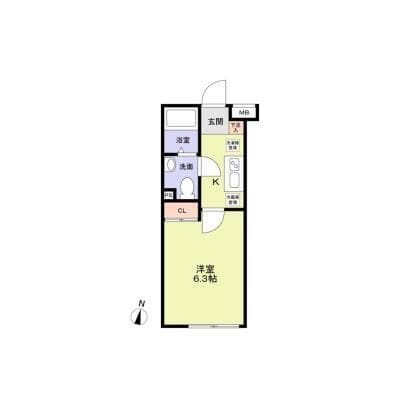 VISTA MINAMIASAGAYA 401 間取り図