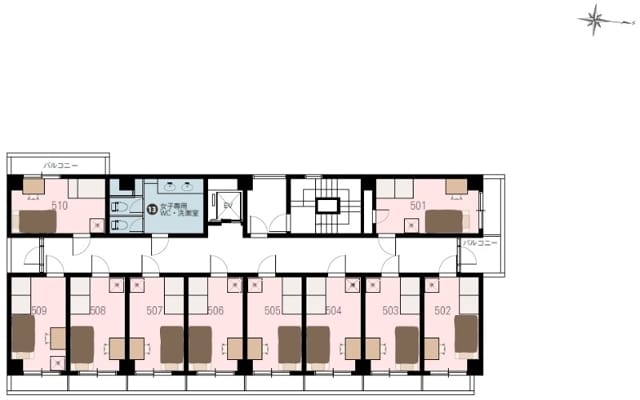 シェアス五反野 501