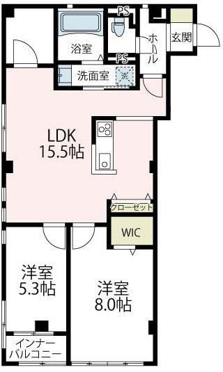 ディアテラス四季美台 306 間取り図
