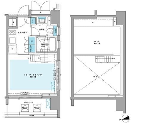 プライムアーバン芝浦LOFT 1103