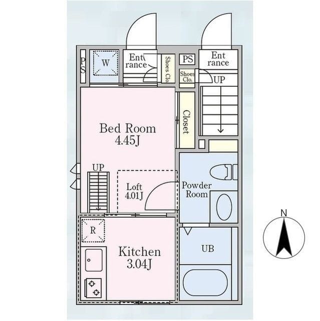Reve渋谷本町 101 間取り図