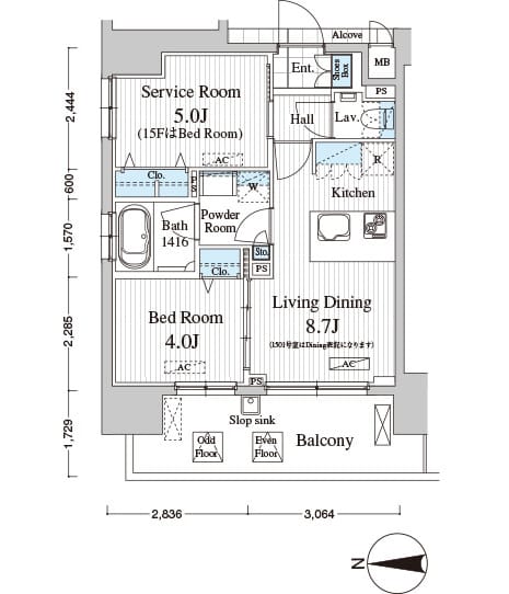 Totsu Residence Kaminarimon 301