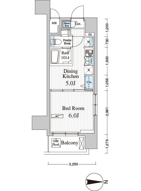 Totsu Residence Kaminarimon 405