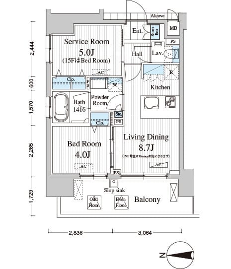 Totsu Residence Kaminarimon 501