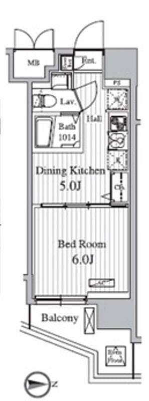 Totsu Residence Kaminarimon 505