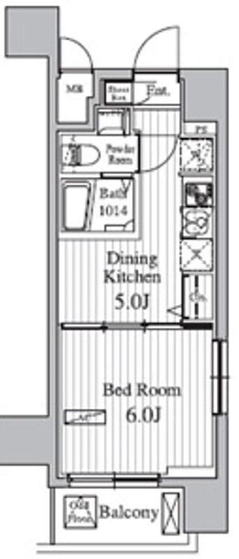 Totsu Residence Kaminarimon 506