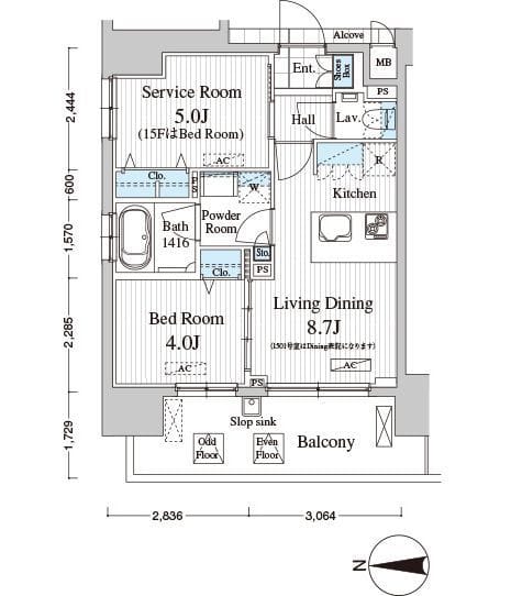 Totsu Residence Kaminarimon 601
