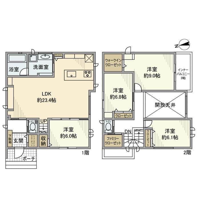 藤心戸建 0 間取り図