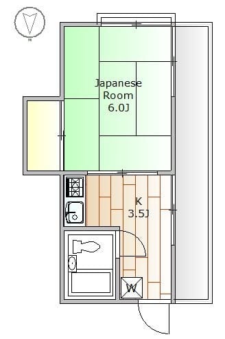 レッドハウス 2A