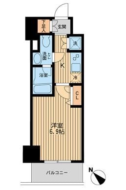 レジディア蒲田Ⅲ 0202