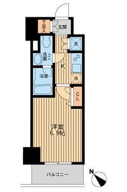 レジディア蒲田Ⅲ 0802