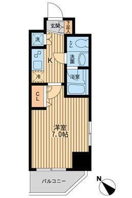 レジディア蒲田Ⅲ 1301