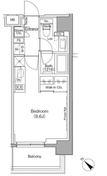 ザ・パークハビオ月島フロント 306